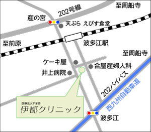 伊都クリニック地図